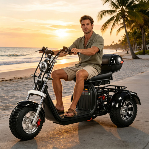 Harley electric tricycle 3000w - harley,