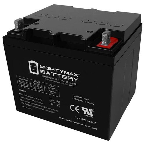 Mighty max 12v - 12v, 50ah