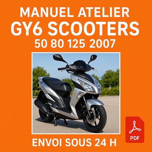 Manuel atelier gy6 - scooters, 50